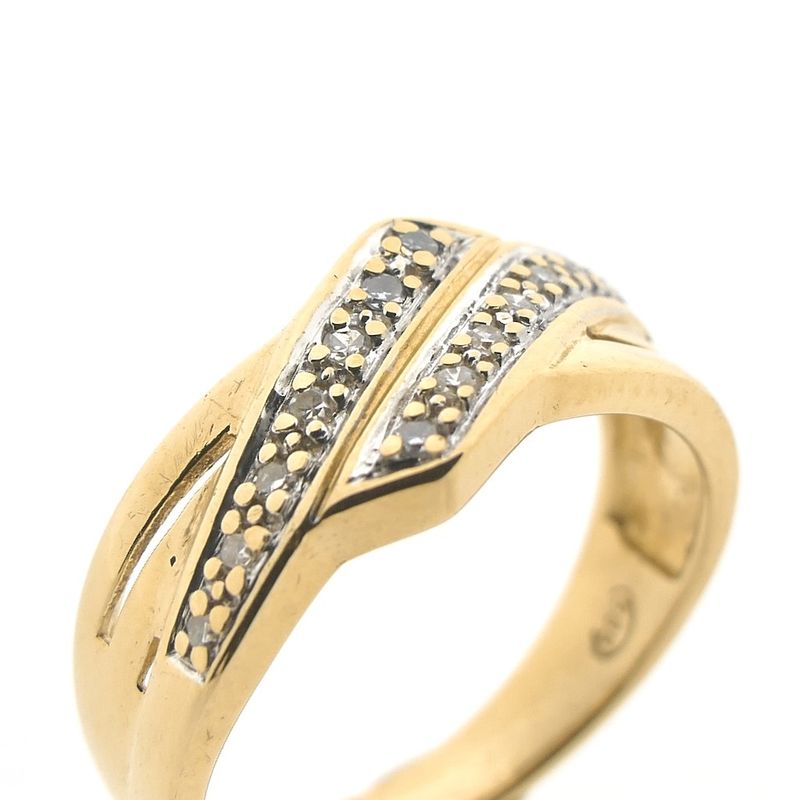 Image 3 of Gold ring with diamonds | 0.07 ct.