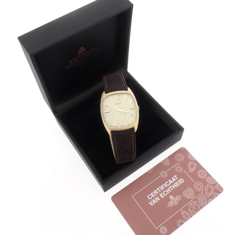 Image 3 of Piaget 'Black Tie Emperador'; 18k gold watch