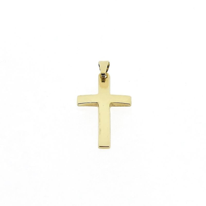 Image 1 of Gold pendant with a subtle cross