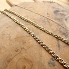 Image 3 of Gold long twisted link chain