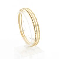 Gold bracelet set; Size M/L