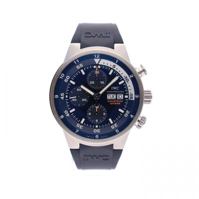 IWC Aquatimer Chronograph 'Tribute to Calypso Cousteau Divers' IW3782; Limited Edition Heren Horloge Afbeelding 1 van IWC Aquatimer Chronograph 'Tribute to Calypso Cousteau Divers' IW3782; Limited Edition Heren Horloge