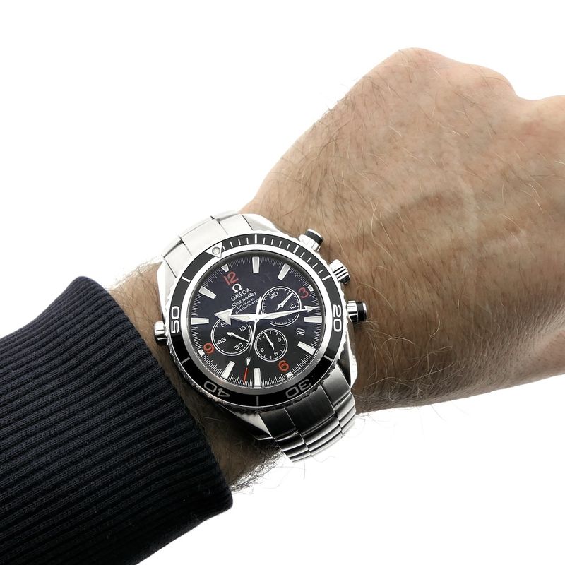 Image 9 of Omega Seamaster Planet Ocean Chronograph 2210.50.00; Automatic men's watch