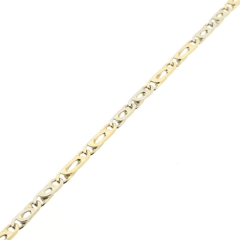 Image 7 of Two-tone gold fantasy link bracelet