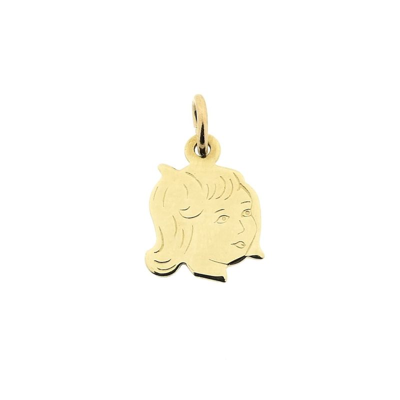 Image 5 of Gold pendant of a girl