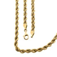 Twisted Gold Chain Necklace | 46 cm