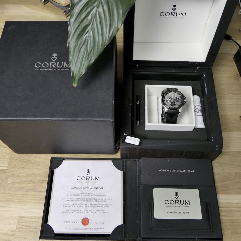 Image 6 of Corum Admiral's Cup Challenger Chronograph 753.671.98; Limited Edition men's watch
