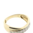 Image 5 of Gold ring with diamond; 0.09 ct.