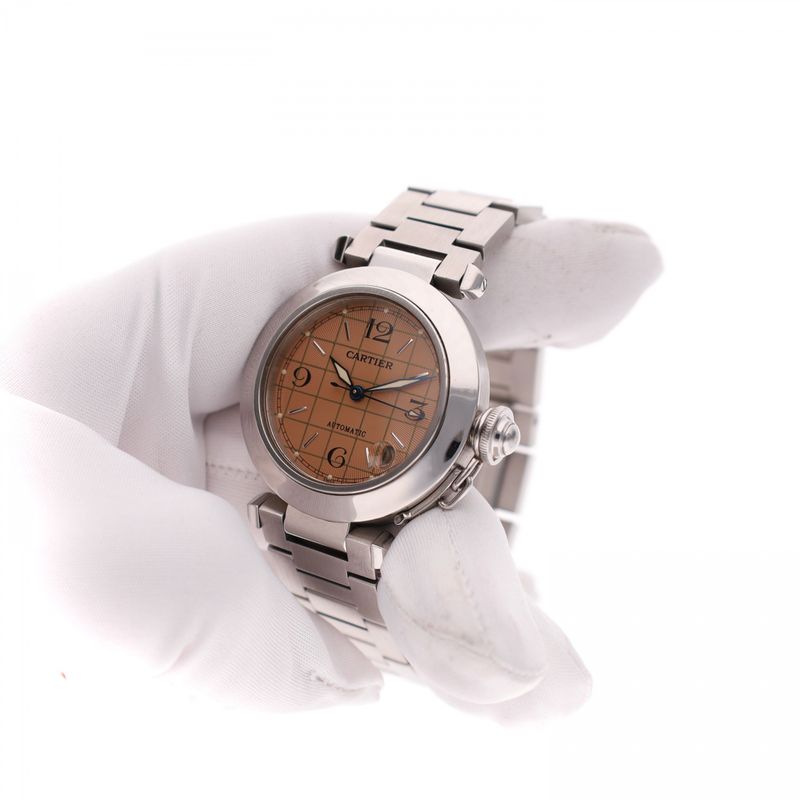 Afbeelding 5 van Cartier Pasha C ‘Salomon’ 2324 W31043M7; Automatisch Horloge