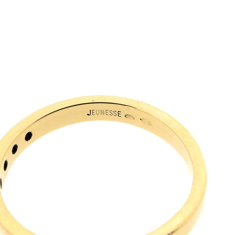 Image 8 of Gold ring with diamond; 0.05 ct. | Jeunesse