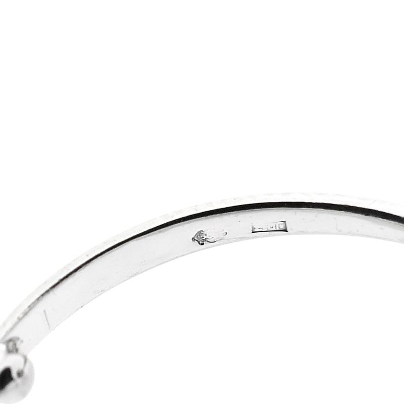 Image 6 of White gold entourage ring with diamond; 0.64 ct.