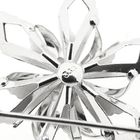 Image 6 of 8 Karat Flower Brooch with Cultured Pearl