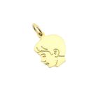 Image 7 of Gold pendant child's head boy