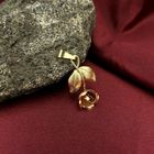 Image 2 of Two-tone gold rose pendant | Vintage
