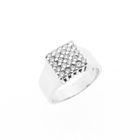 Image 5 of White gold ring with diamonds; 0.67 ct.