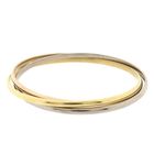 Image 6 of Gold Cartier Trinity bracelet; Size M