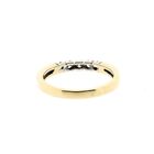 Image 4 of Gold ring with diamond; 0.15 ct.