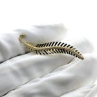 Image 4 of Vintage gold feather brooch