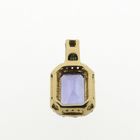 Image 5 of Gold pendant set with tourmaline and sapphire