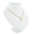 Image 10 of Gold abstract pendant with pearl