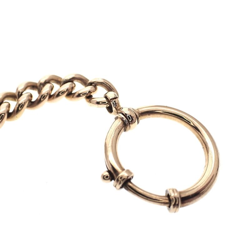 Image 2 of Rose gold watch chain; Chatelaine (for a pocket watch)