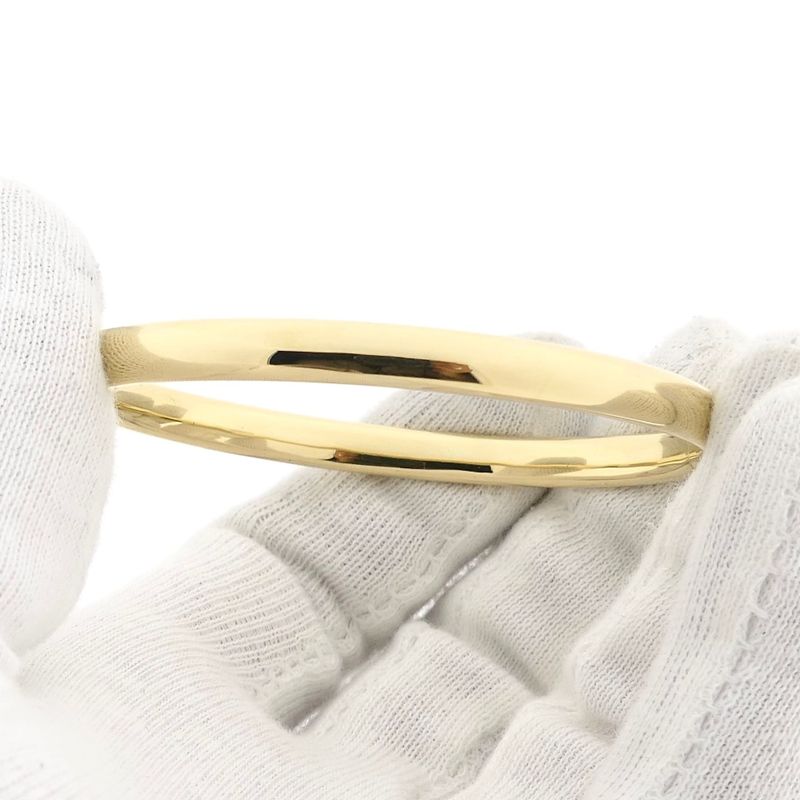 Image 9 of 14 Karat Gold Slave Bracelet; Ø 60.5 mm