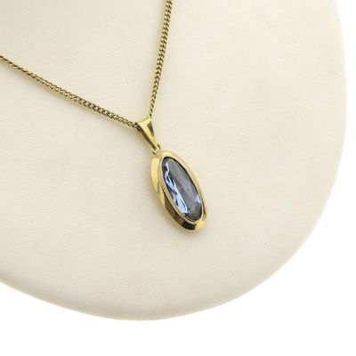 Gold pendant with topaz Image 2 of Gold pendant with topaz