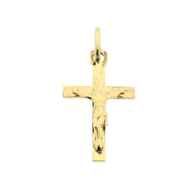 Image 1 of Gold pendant of a cross with corpus