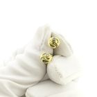 Image 7 of Gold stud earrings with zirconia