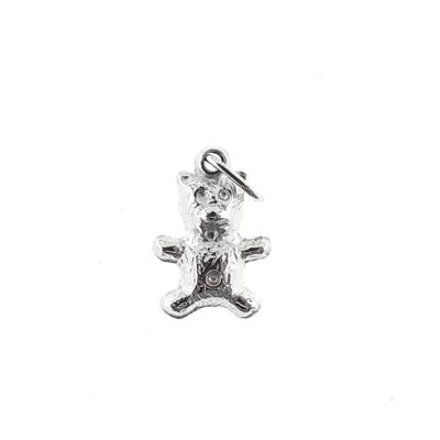 Image 1 of Silver charm; Bear