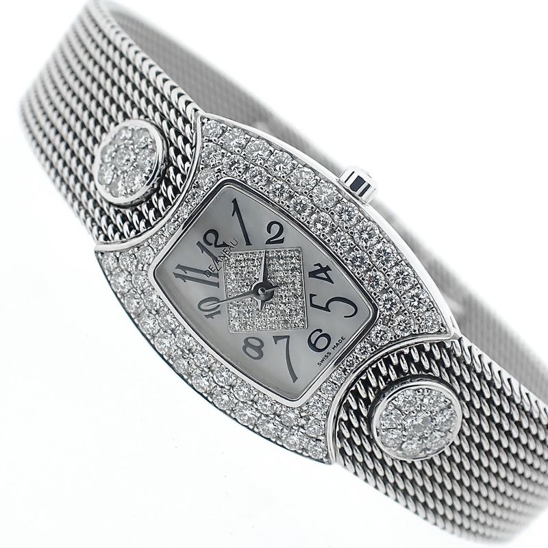 Image 9 of Delaneau 'First Lady'; 18k white gold women's watch with diamonds