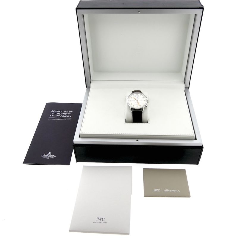 Image 3 of IWC Portuguese IW371445; Automatic chronograph men's watch