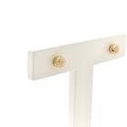 Image 6 of Two-tone gold stud earrings