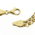 Image 6 of Double gold jasseron link bracelet | 19 cm