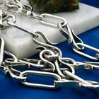 Afbeelding 2 van Zilveren fantasieschakel ketting | 74 cm