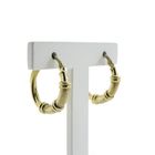 Image 3 of Vintage gold hoop earrings | Ø 21.5 mm