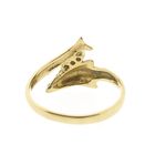 Image 4 of Gold dolphin ring with diamond | 0.06 ct.