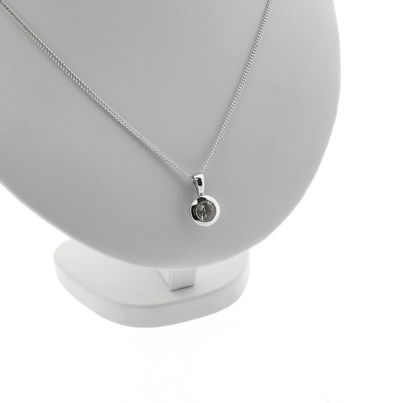 Image 7 of 9 carat pendant with white sapphire