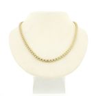 Image 1 of Two-tone gold anchor link necklace | 44.5 cm