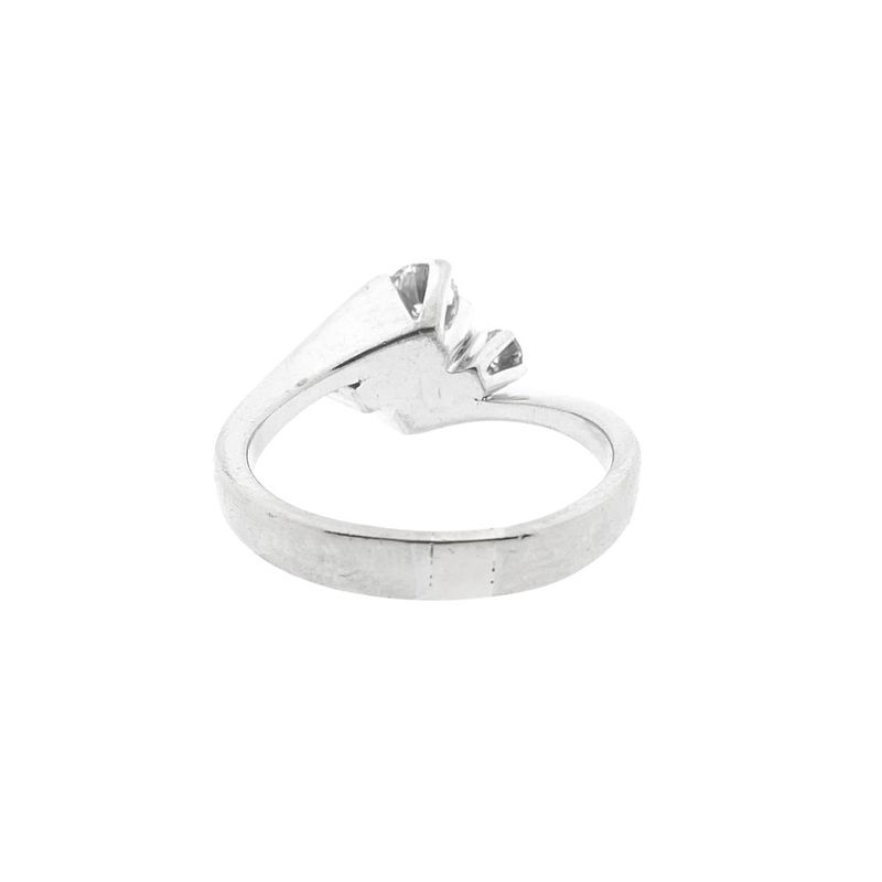Image 7 of White gold ring with diamond 0.80 ct.