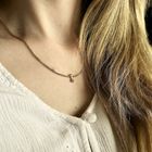 Image 3 of Gold pendant with diamond | 0.01 ct.