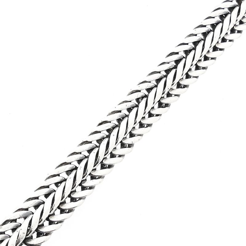 Afbeelding 10 van Zilveren Buddha to Buddha fantasieschakel armband; Barbara | 19,5 cm
