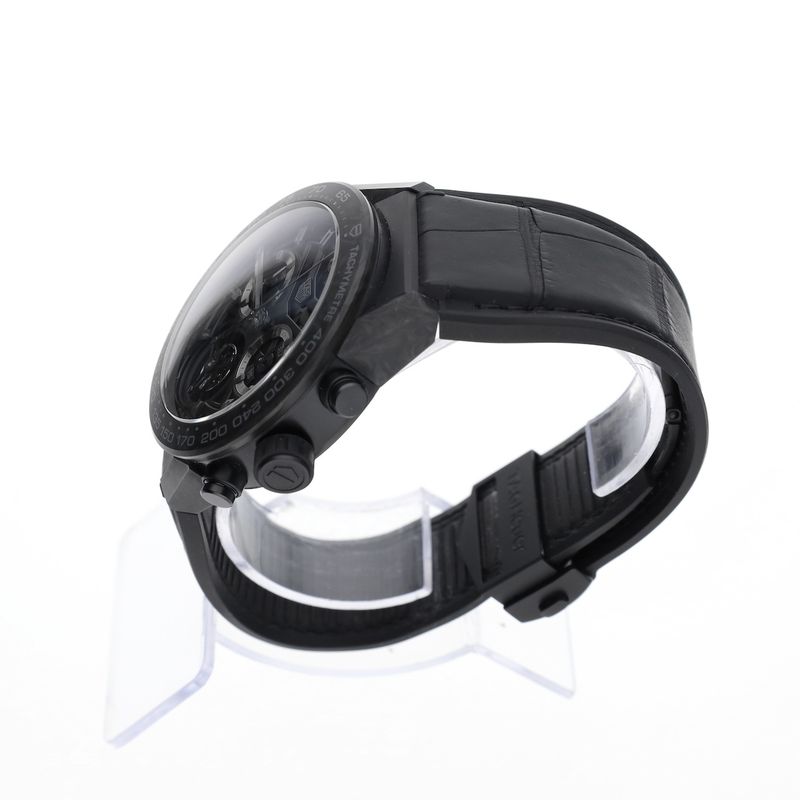 Image 13 of TAG Heuer Carrera Carbon Heuer 02T 'Phantom' Tourbillon CAR5A8P.FC6415; Automatic men's watch
