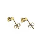 Image 5 of Gold fantasy stud earrings with diamond | 0.04 ct.