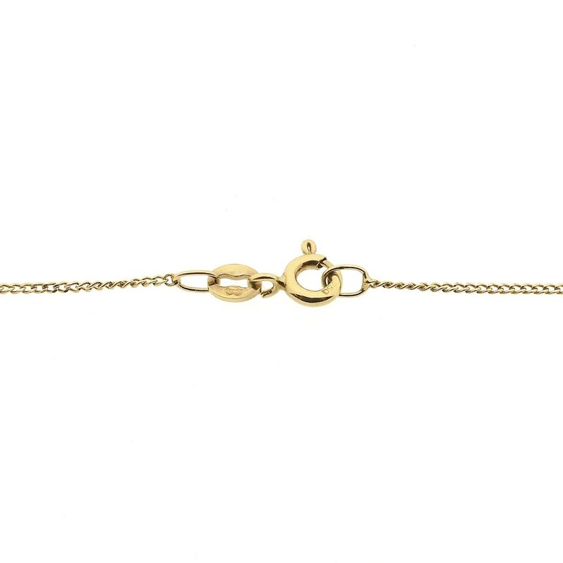 Image 4 of 18K Gold Thin Gourmet Link Chain | 50.5 cm