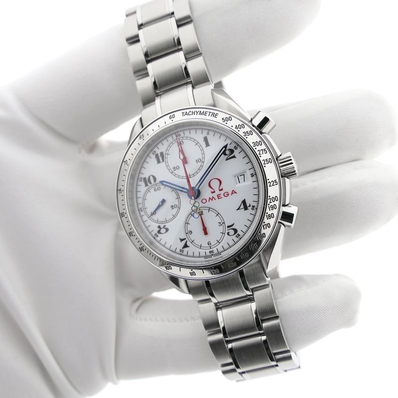 Image 12 of Omega Speedmaster Date 'Olympic' 3513.20.00; Chronograph men's watch
