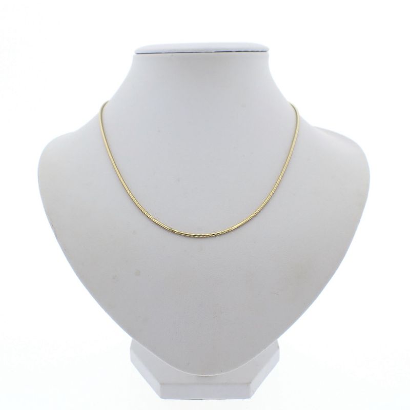 Image 4 of 8-karat snake link chain | 45 cm