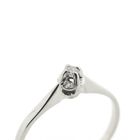 Image 3 of White gold solitaire ring with diamond | 0.03 ct.