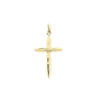 Gold pendant of a cross