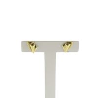 Golden fantasy stud earrings